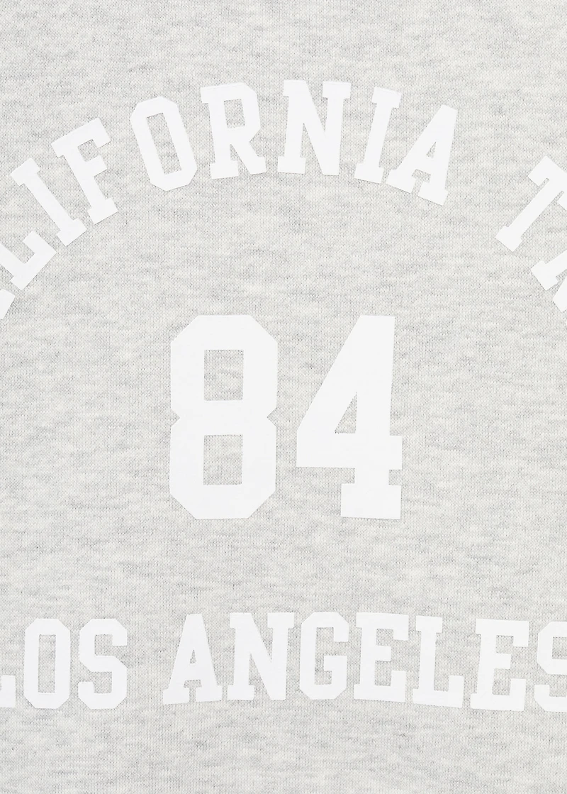 Combined sweatshirt dress