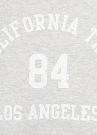 Combined sweatshirt dress