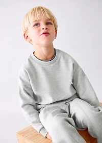 Cotton joggers with elastic waist