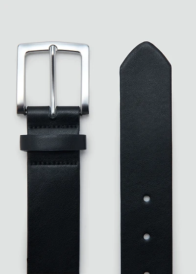 Faux-leather belt