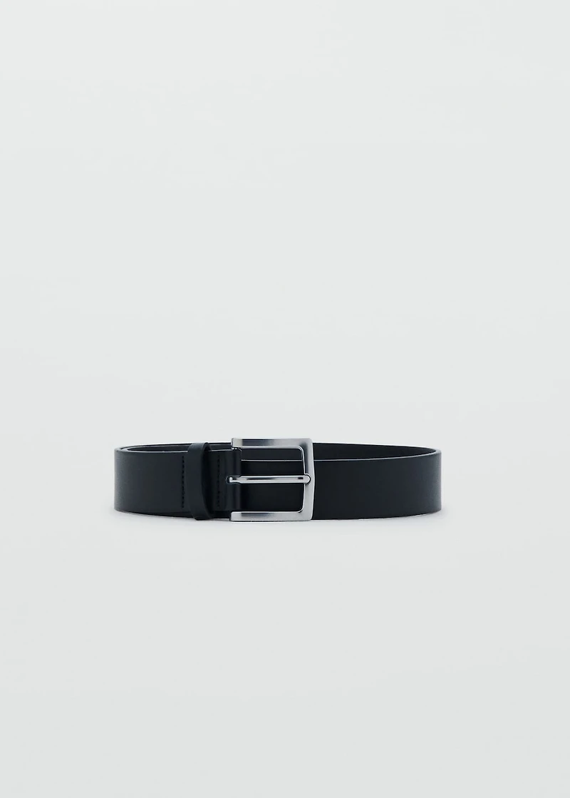 Faux-leather belt