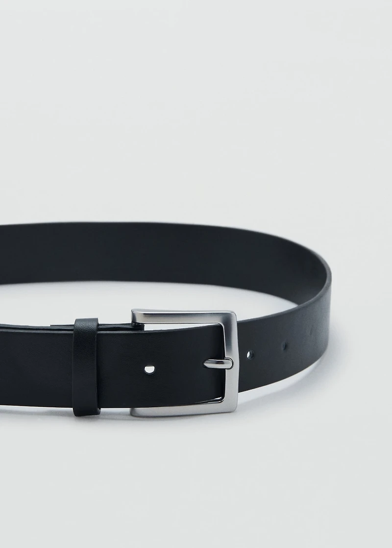 Faux-leather belt