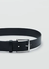 Faux-leather belt