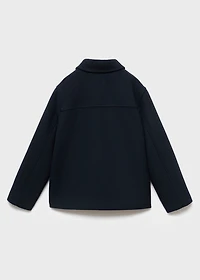 Wool fabric coat