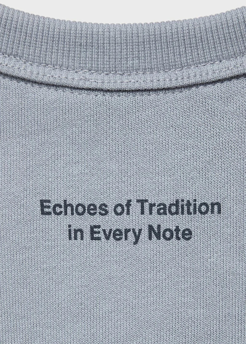 Oversized cotton sweatshirt