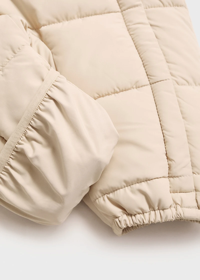 Sherpa hooded jumpsuit