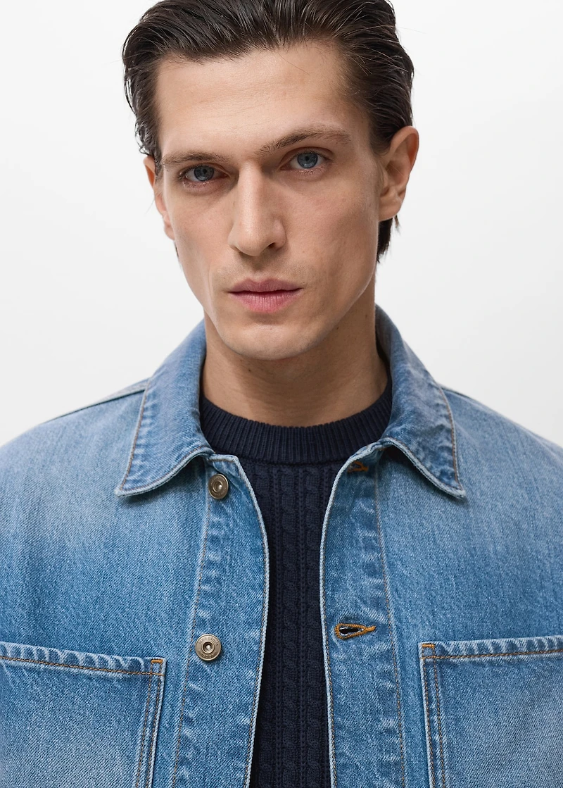 Denim jacket pockets