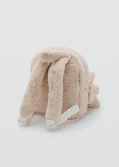 Bunny fur backpack