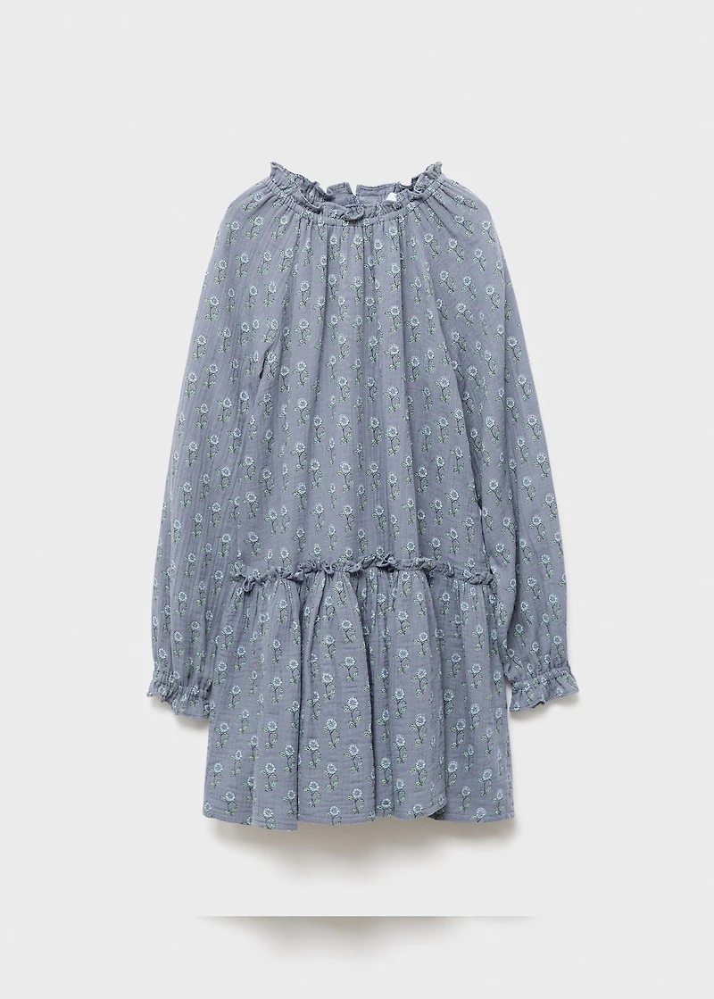 Ruffled floral dress