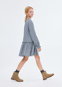 Ruffled floral dress