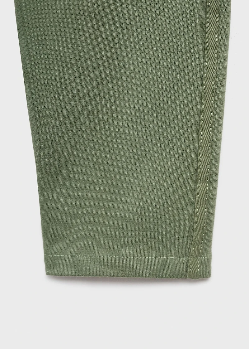 Cotton drawstring joggers