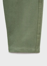 Cotton drawstring joggers