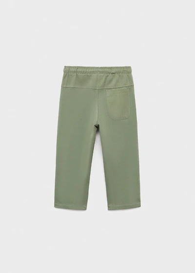 Cotton drawstring joggers