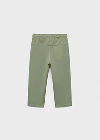 Cotton drawstring joggers