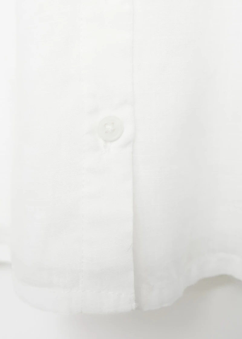 Embroidered cotton blouse