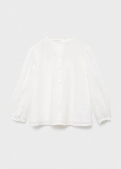 Embroidered cotton blouse