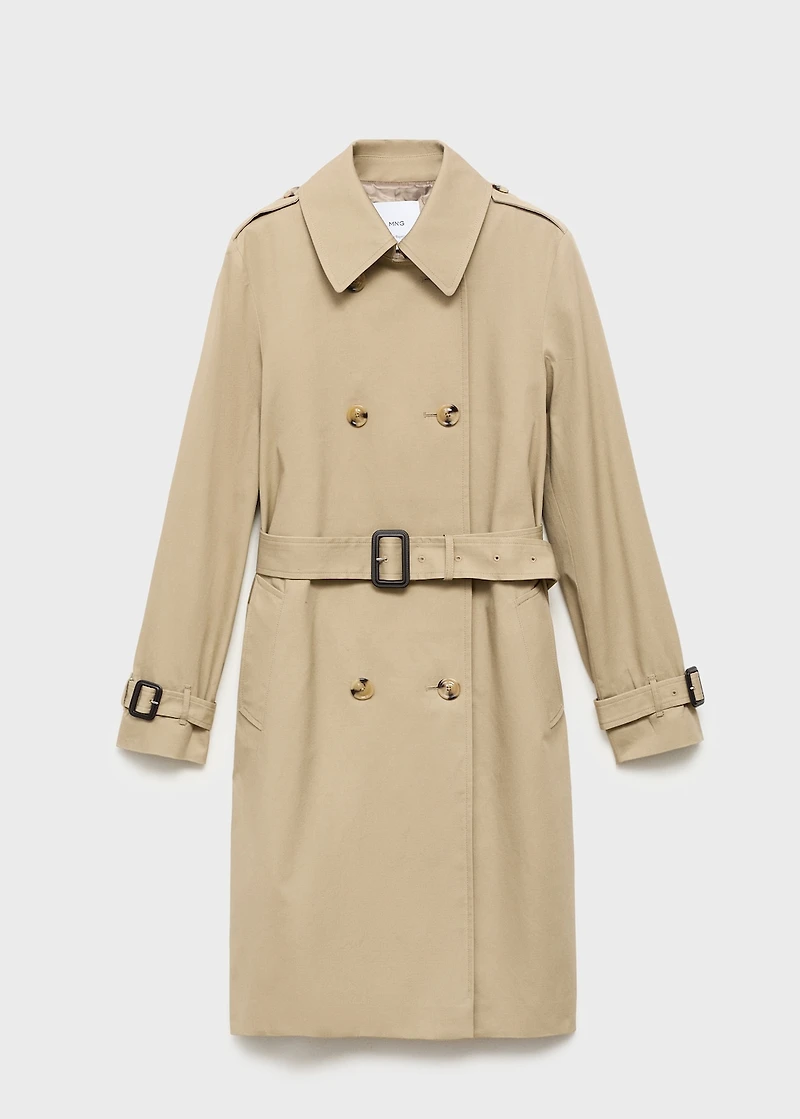 Classic trench coat with belt