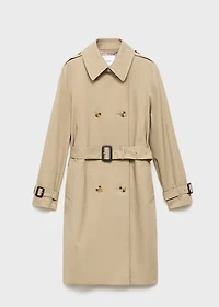 Classic trench coat with belt