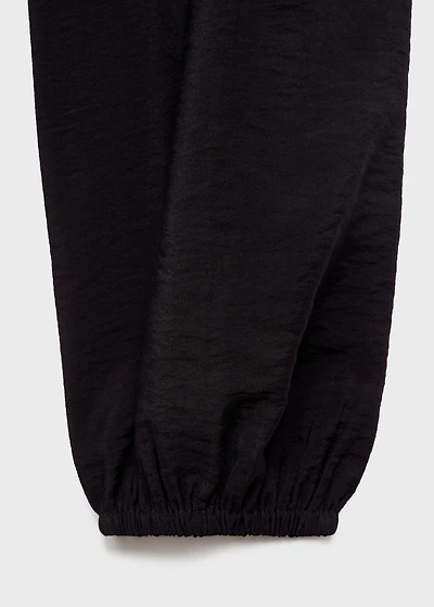 Dress with gathered waist