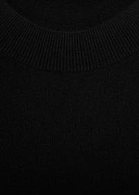 Fine-knit flared dress