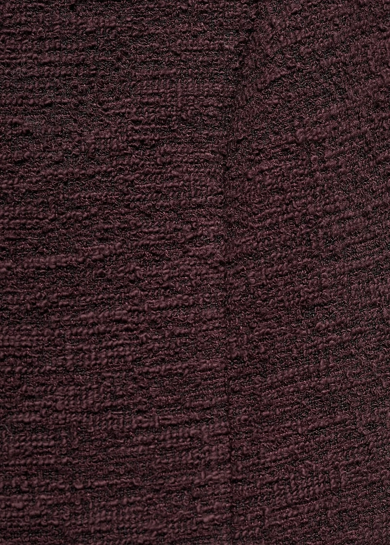 Marl jumpsuit with belt