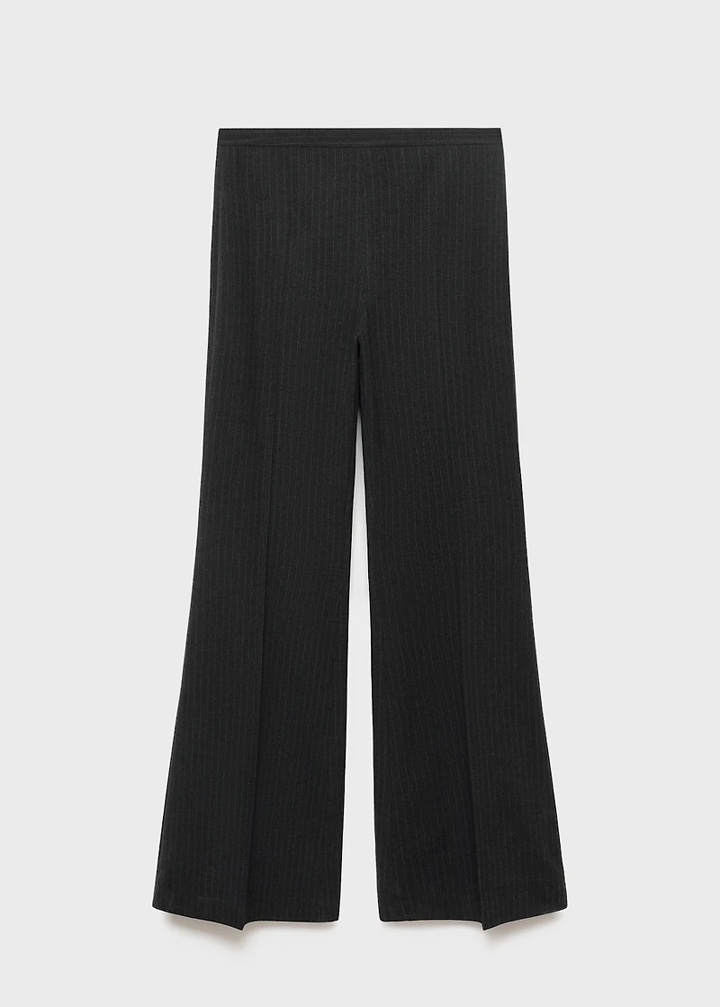 Pinstripe suit trousers