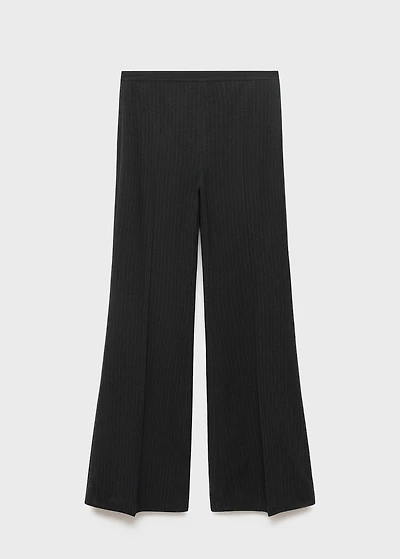 Pinstripe suit trousers