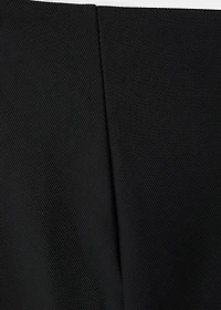 Strapless peplum top