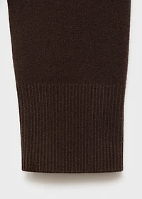 Cross-over cardigan with jewel button