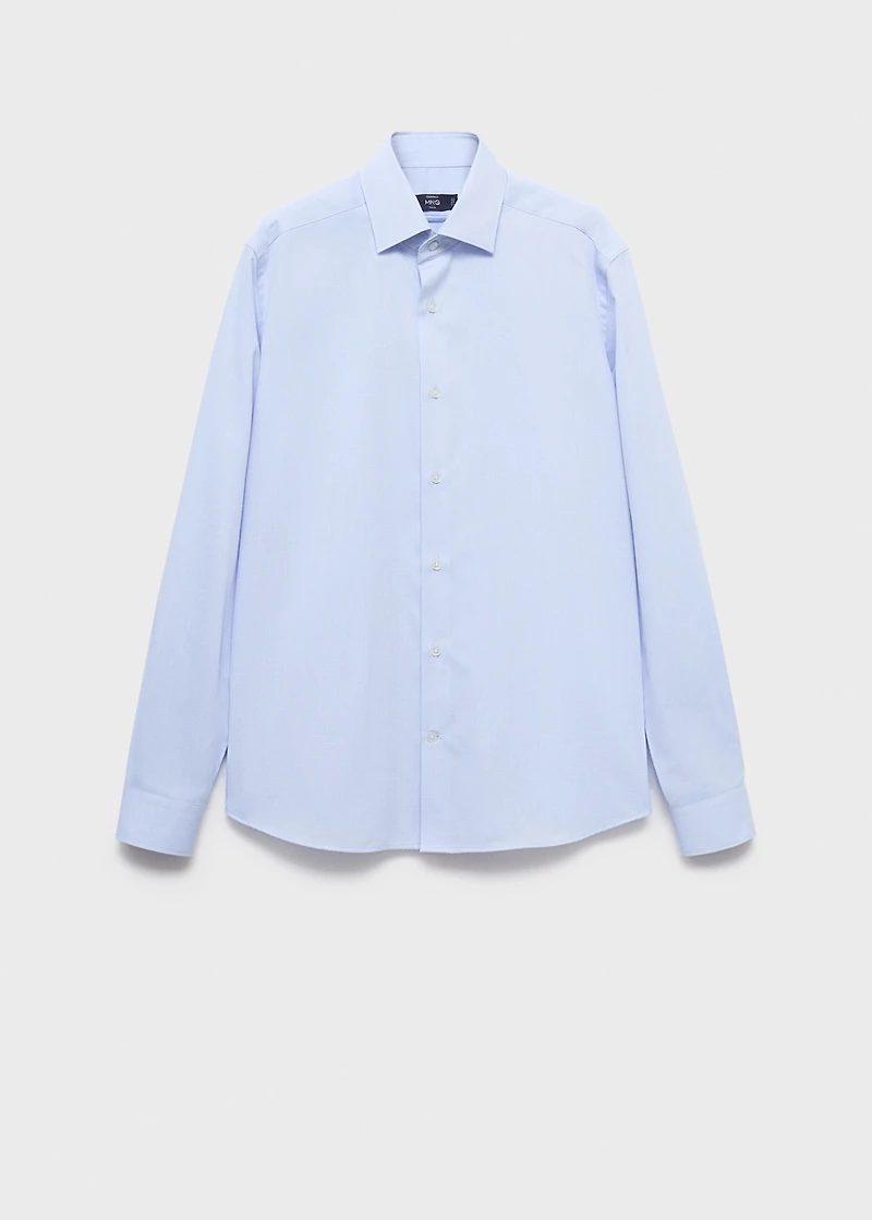 Slim-fit cotton shirt