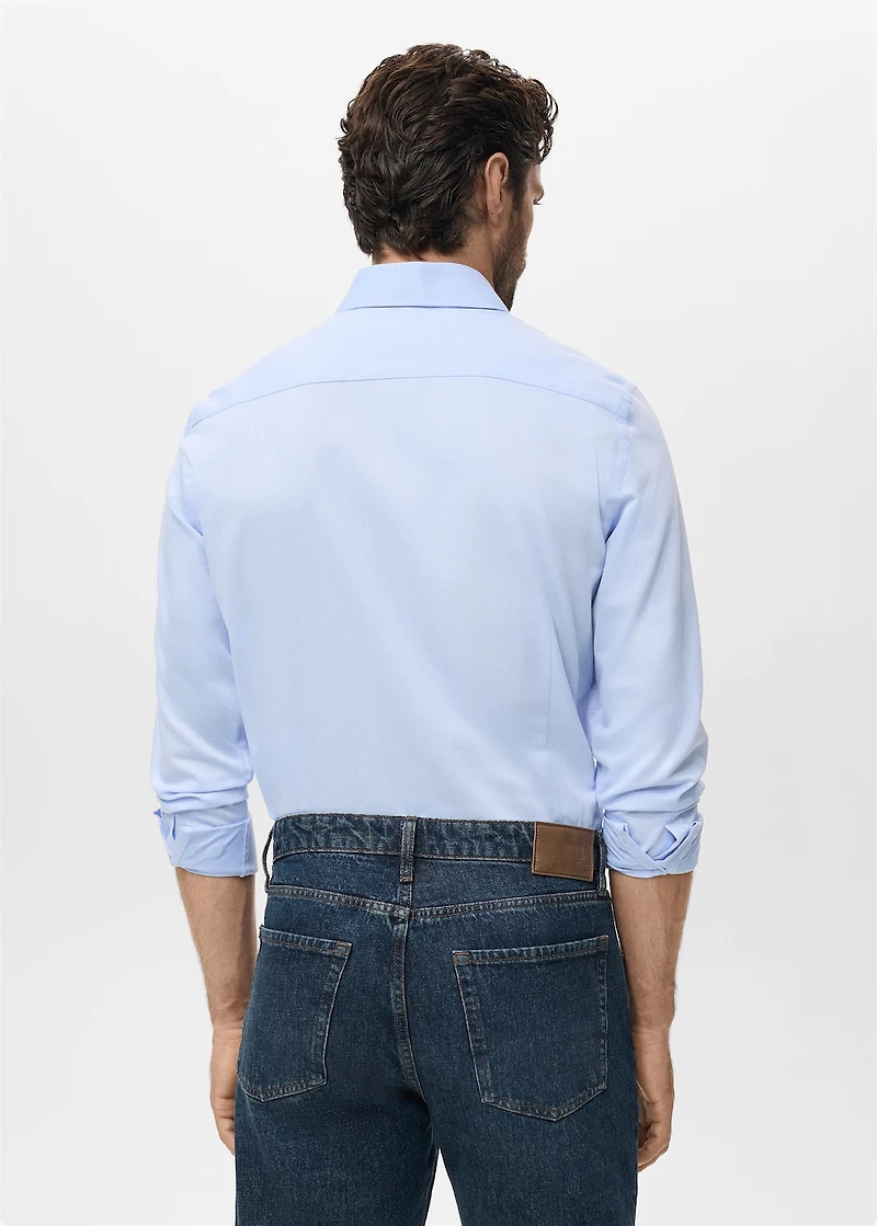 Slim-fit cotton shirt