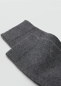 Wool and cashmere blend socks