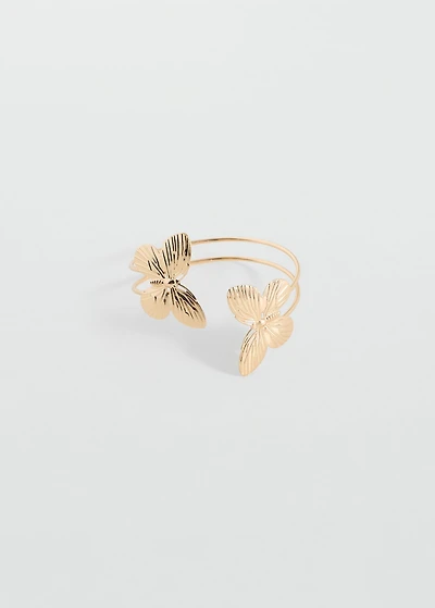 Rigid butterfly bracelet