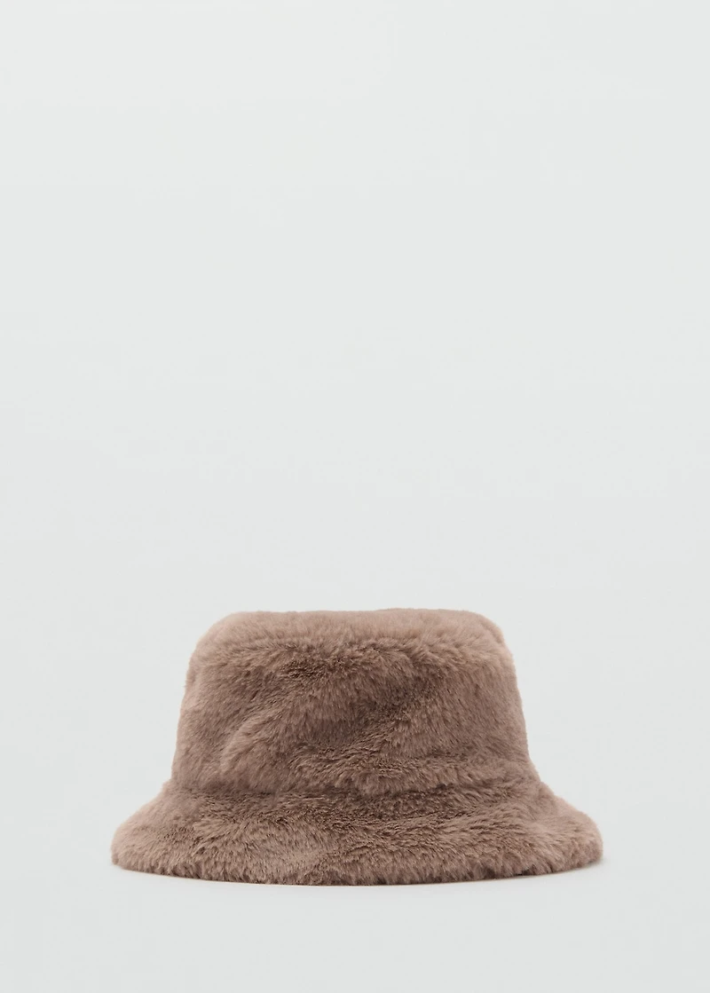 Fur-effect hat