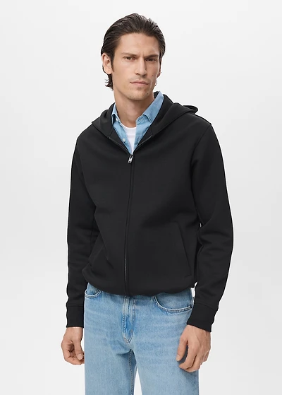 Zip-up hoodie