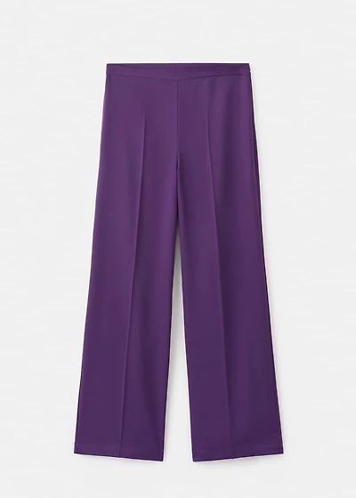 High-waist straight pants