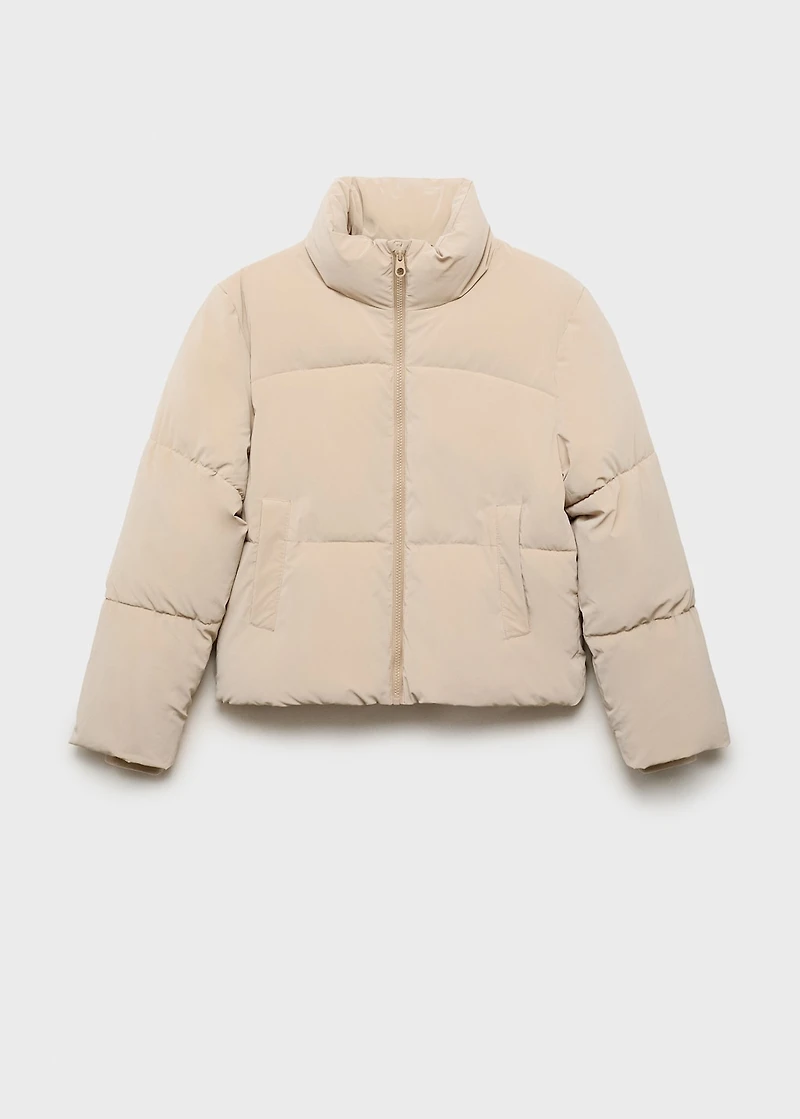Soft quilted anorak