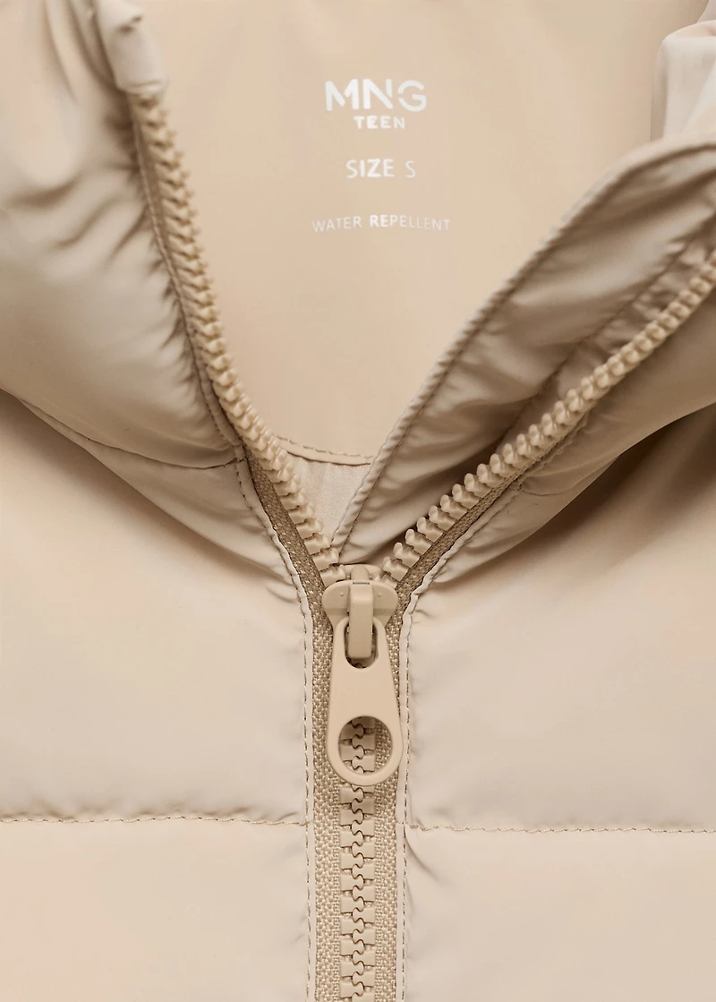 Soft quilted anorak