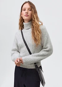 Turtleneck knit sweater