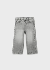 Straight cotton jeans