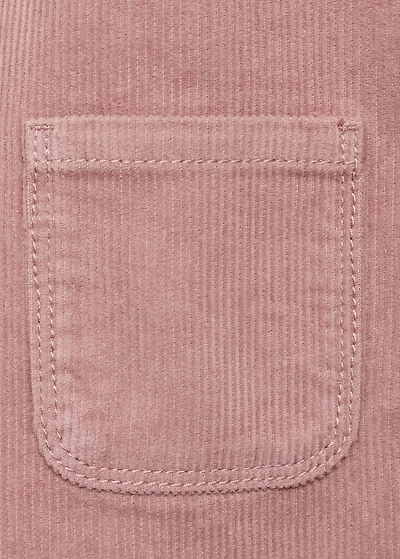 Corduroy pinafore with pockets
