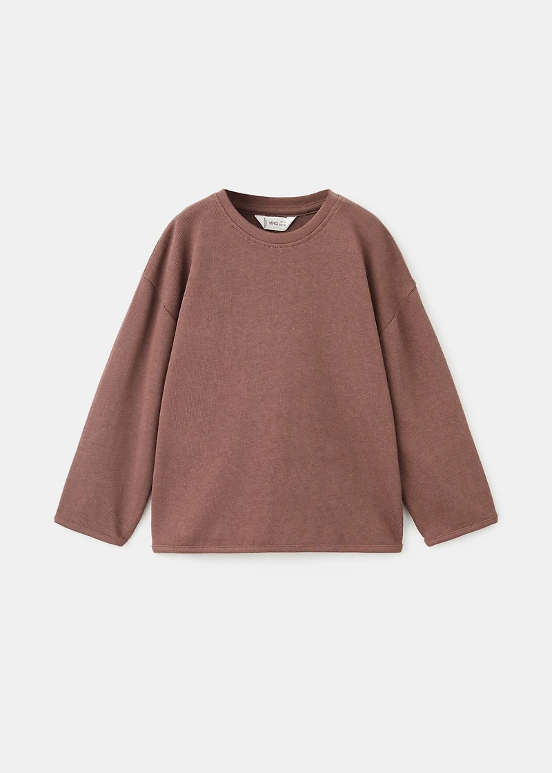 Cotton knitted t-shirt