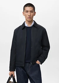 Quilted water repellent jacket
