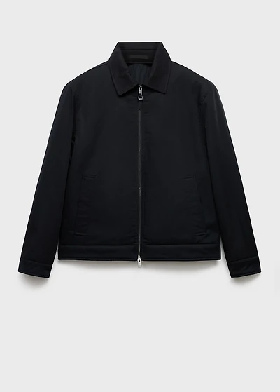 Quilted water repellent jacket