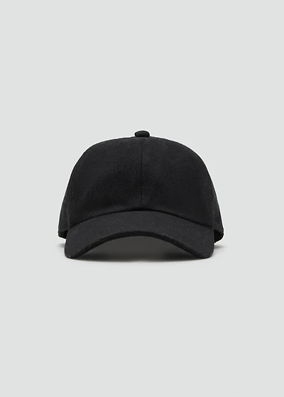 Wool-blend cap