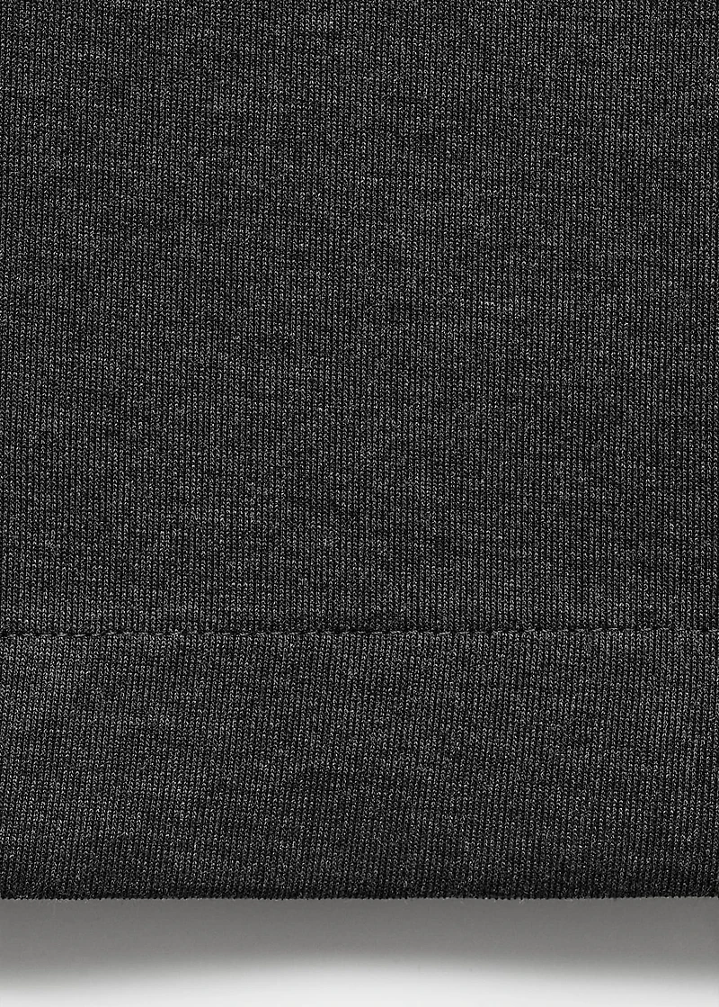 Cotton joggers with elastic waist