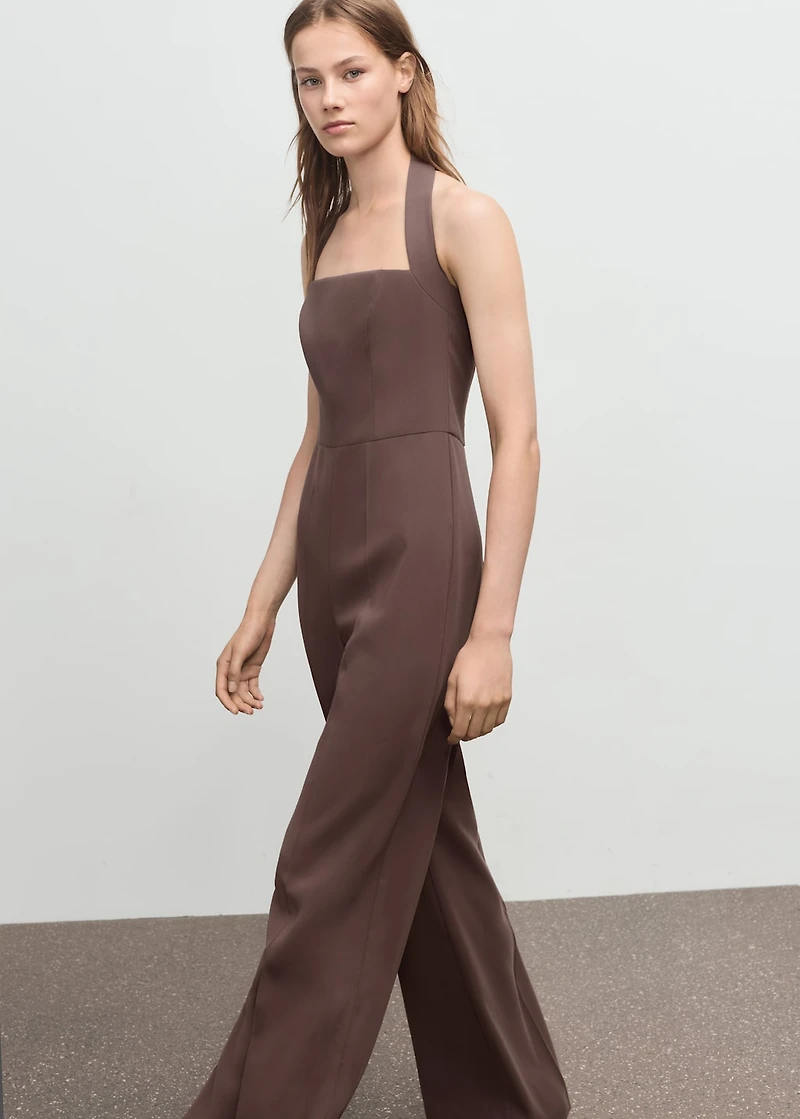Halter neck jumpsuit