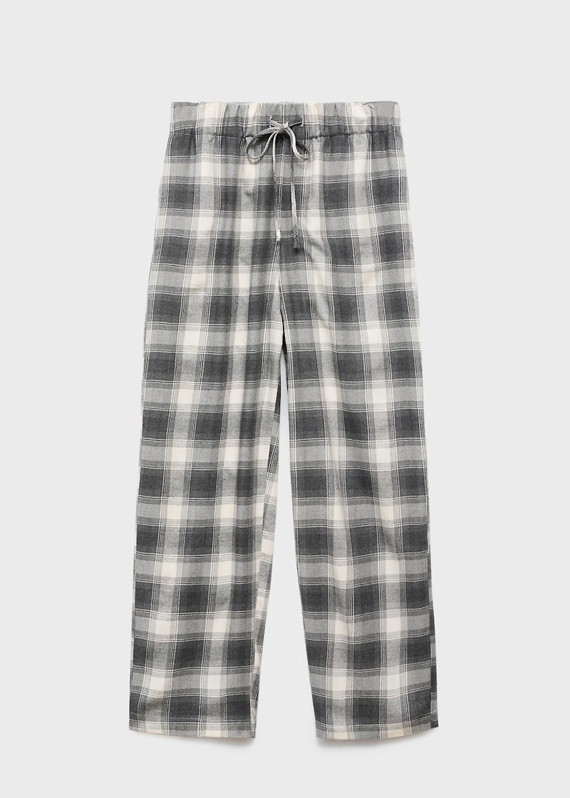 Check flannel pants