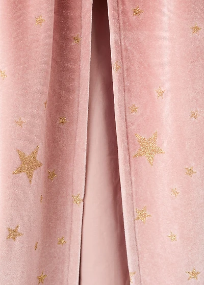 Tulle cape with glitter stars