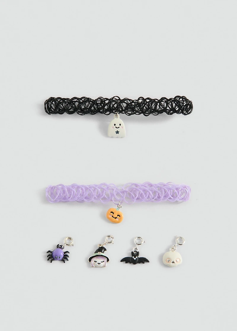 Pack 2 Halloween chokers
